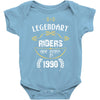 legendary riders are born in 1990 Baby Bodysuit