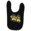 paper bad duo Baby Bibs