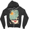 fox roaming around ii Zipper Hoodie