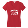 class of 2029 Women's V-Neck T-Shirt