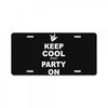 keep cool partyon License Plate