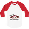 December Peeking Out Baby Girl 3/4 Sleeve Shirt