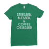 coffee obsession Ladies Fitted T-Shirt