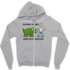bring back dinosaurs Zipper Hoodie