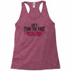shes tying the knot buy us a shot Racerback Tank