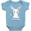 too early (black) Baby Onesie