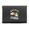 new owl best friend for life Accessory Pouches