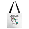 mom of the birthday girl Tote Bags