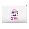 Celebrating With the 4th Birthday Queen Accessory Pouches