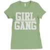 girl gang Ladies Fitted T-Shirt