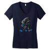 alien eats alien Women's V-Neck T-Shirt