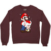 mario licking toad Crewneck Sweatshirt