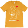 pregnant rex white and red color T-Shirt