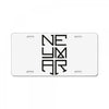neyma black logo License Plate