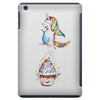 Cute Unicorn and Happy Cupcake iPad Mini