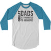 great dad get promoted to granpas 3/4 Sleeve Shirt
