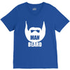 man beard V-Neck Tee