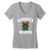 gangsta wrapper Women's V-Neck T-Shirt