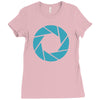 camera shutter Ladies Fitted T-Shirt
