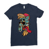old skul dude Ladies Fitted T-Shirt