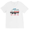 how i roll ambulance V-Neck Tee