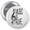 music lover Pin-back button