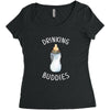 Drinking Buddies Women's Triblend Scoop T-shirt