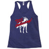 don't stop believing unicorn Racerback Tank