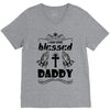 I Am One Blessed Daddy V-Neck Tee
