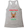 christmas baking team crew rudolph Racerback Tank