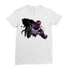 moster name Ladies Fitted T-Shirt