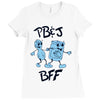 peanut butter and jelly   bff Ladies Fitted T-Shirt