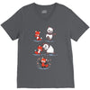 red fusion V-Neck Tee