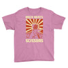 rock beat scissors Youth Tee