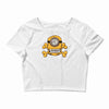 minion skull Crop Top
