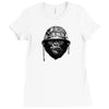 gorrila head military smoke Ladies Fitted T-Shirt