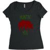 hantin hog Women's Triblend Scoop T-shirt