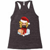 pop art christmas Racerback Tank
