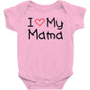 I Love My Mama Baby Bodysuit