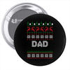 ugly christmas dad Pin-back button