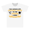 I Love Someone With Childhood Cancer To The Moon And Back To Infinity All Over Men's T-shirt