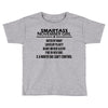 Smartass November Girl Toddler T-shirt