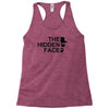 the hidden face Racerback Tank