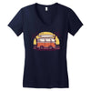 Sunset Van Women's V-Neck T-Shirt