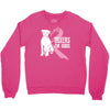 boxers for boobs Crewneck Sweatshirt