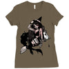 sexy witch Ladies Fitted T-Shirt