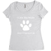 big mutts Women's Triblend Scoop T-shirt