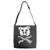 pig bacon cross bones pirate Adjustable Strap Totes