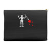 blackbeard's flag pirate edward teach Accessory Pouches
