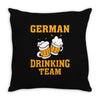 German Drinking Team Throw Pillow